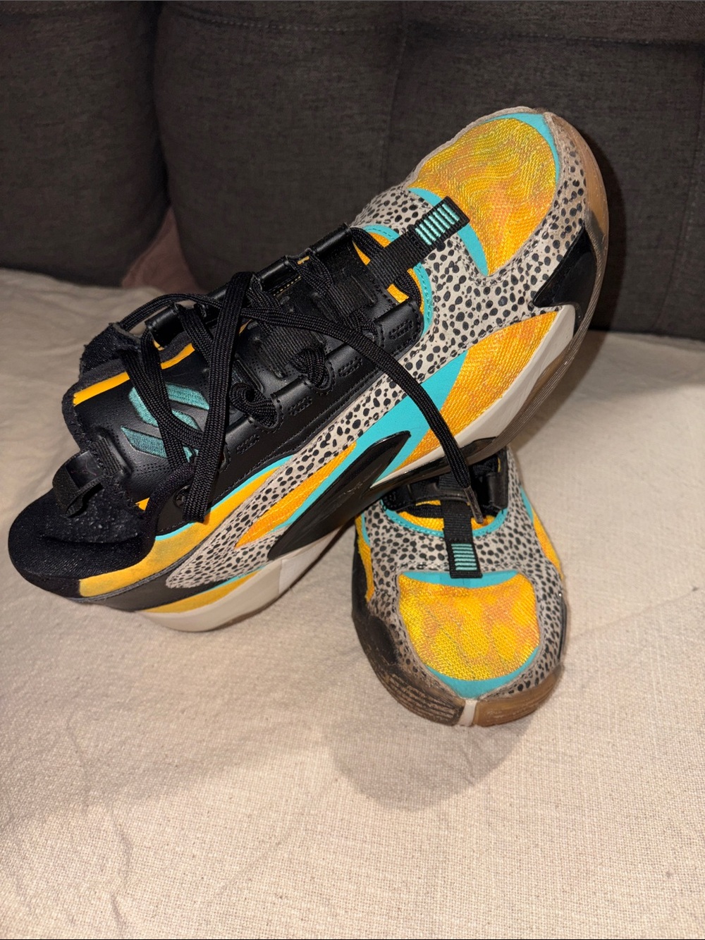 Air Jordan Luka 2 Shoes Mens Size 10.5 The Pitch Multi Safari Basketball